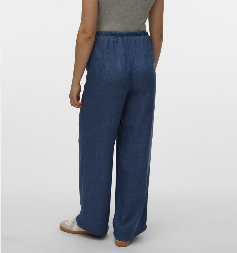 Vero Moda Melaney Pantalon large en Bleu pour femmes (352208)