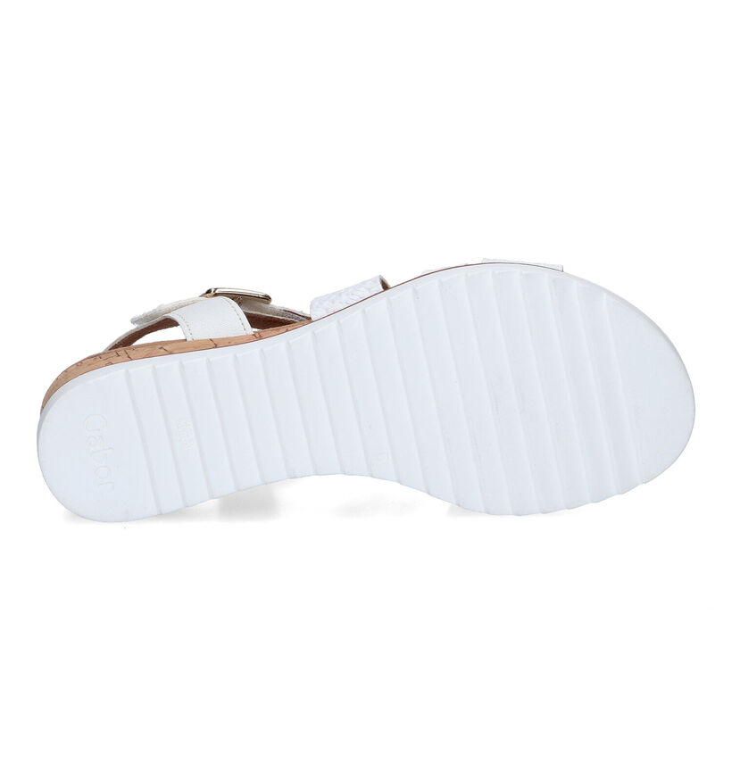 Gabor Witte Sandalen in leer (306144)