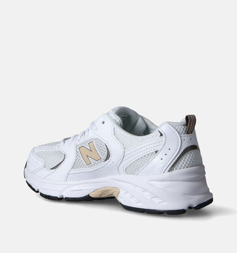 New Balance GR 530 Baskets en Argent pour filles, garçons (350580) - pour semelles orthopédiques