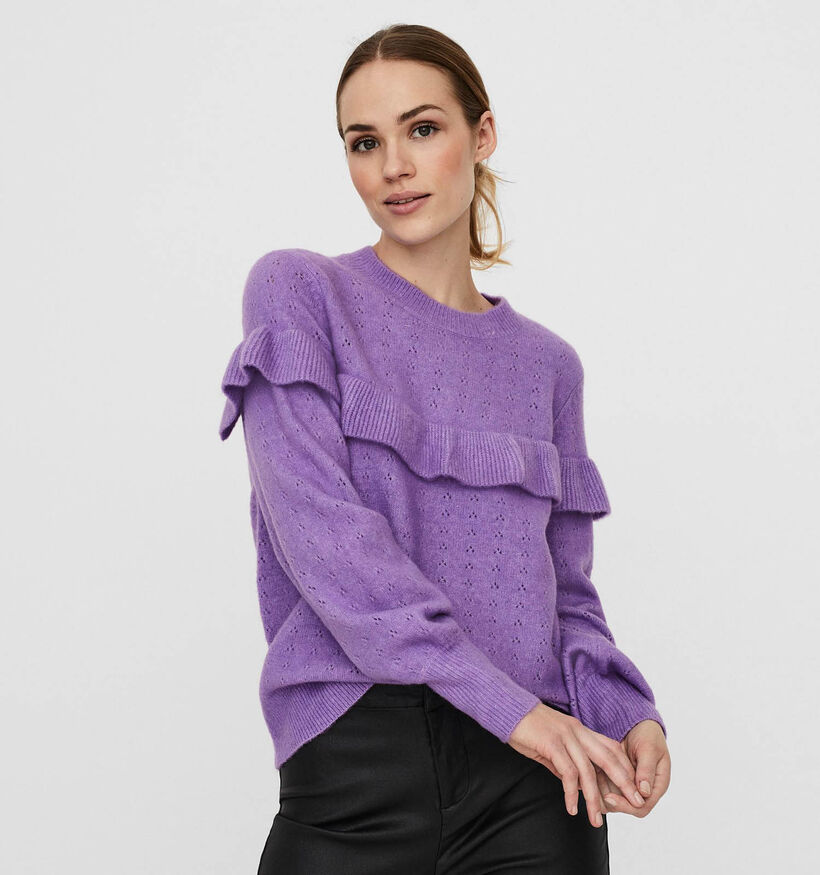 Vero Moda Merelyn Pull en Mauve (304432)