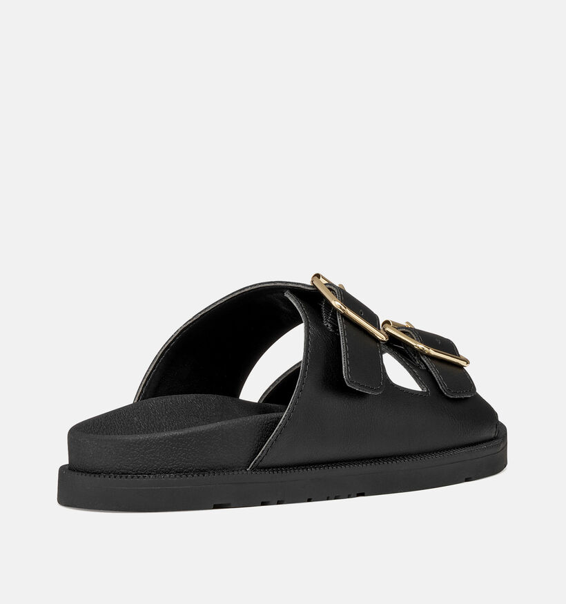 Geox J Foammentera Zwarte Slippers voor meisjes (370127)