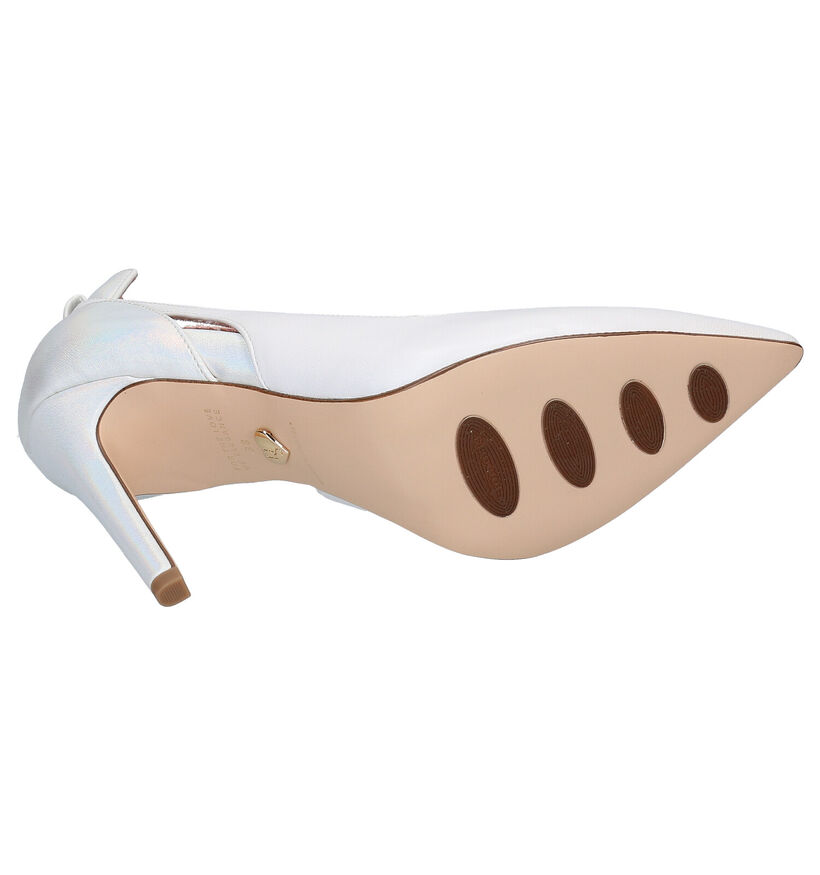 Tamaris Heart & Sole Witte Pumps in leer (270105)