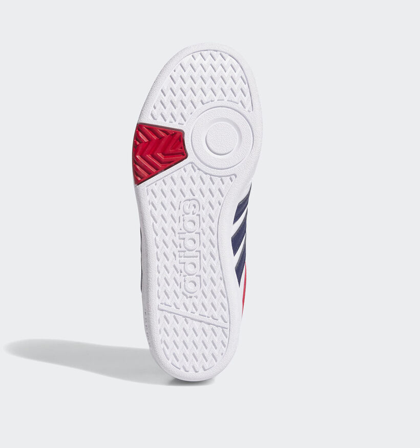 adidas Hoops 4.0 Witte Sneakers voor jongens, meisjes (362466) - geschikt voor steunzolen