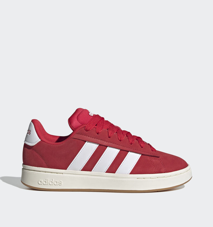 adidas Grand Court Baskets en Rouge pour hommes (357297) - pour semelles orthopédiques
