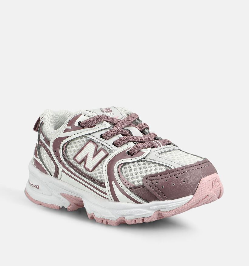 New Balance 530 Baskets basses en Rose pour filles (375191) - pour semelles orthop&eacute;diques