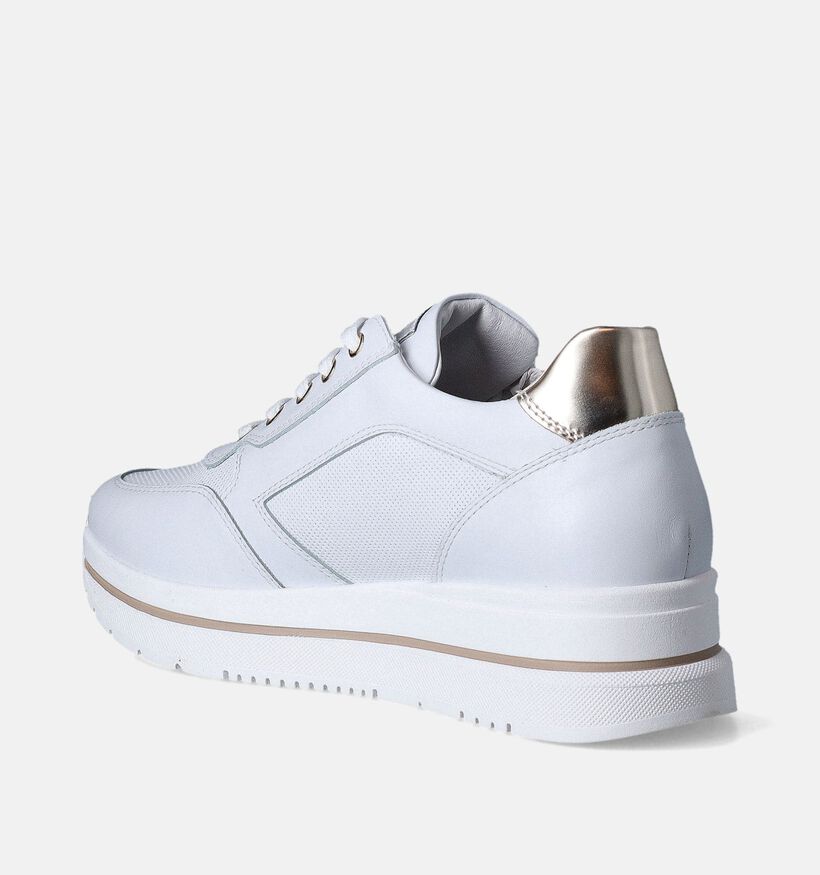 NeroGiardini Witte Sneakers voor dames (355914) - geschikt voor steunzolen