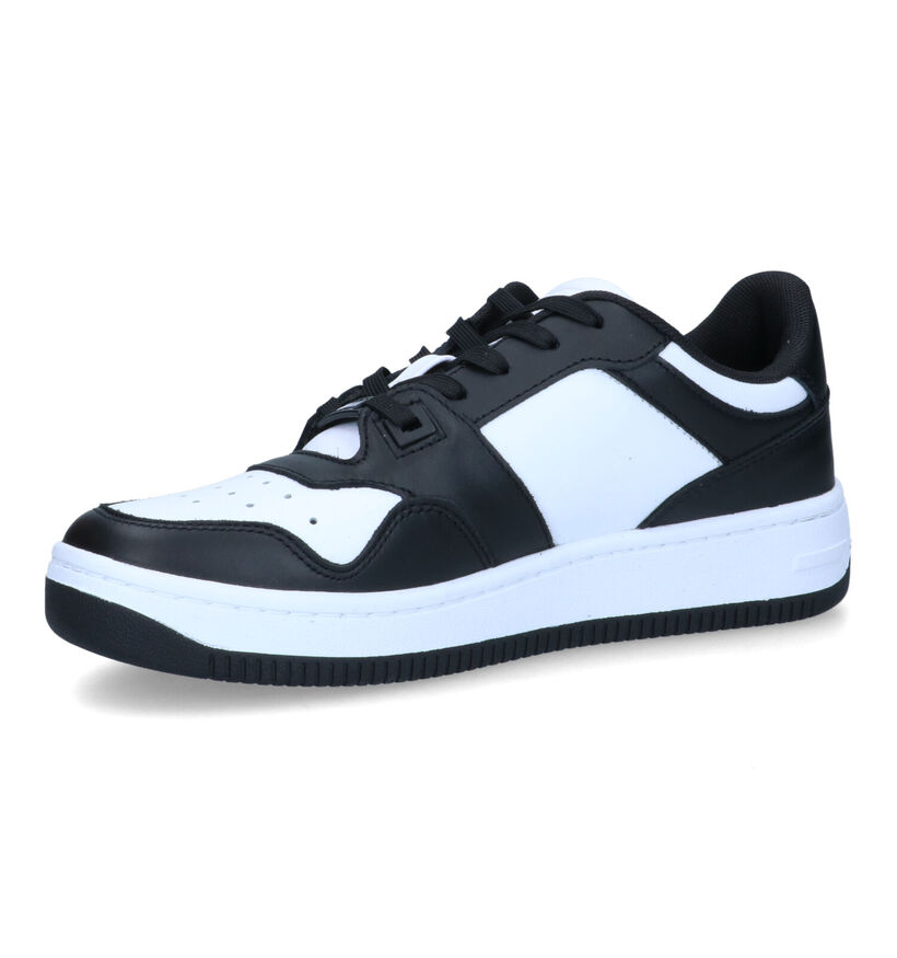 Tommy Hilfiger Retro Low Fancy Zwarte Sneakers voor dames (320991)