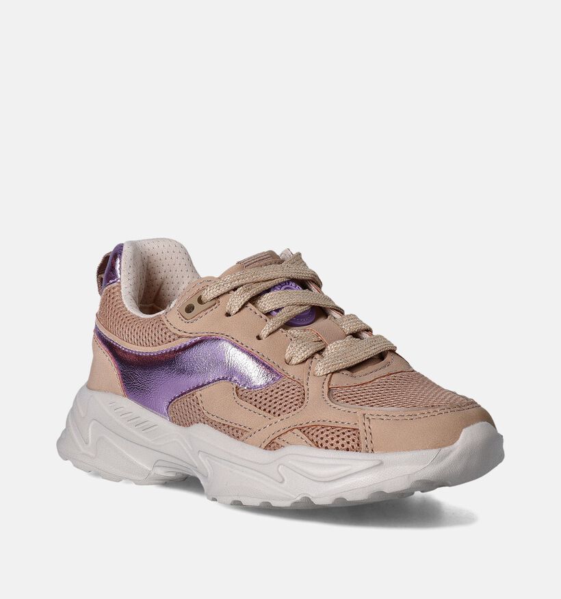 Vingino Taupe Sneakers voor meisjes (357511) - geschikt voor steunzolen