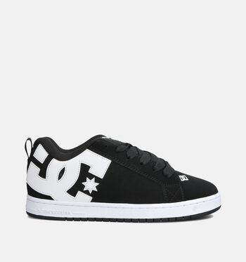 DC Shoes Court Graffik Low Baskets Black/White/Noir/Blanc