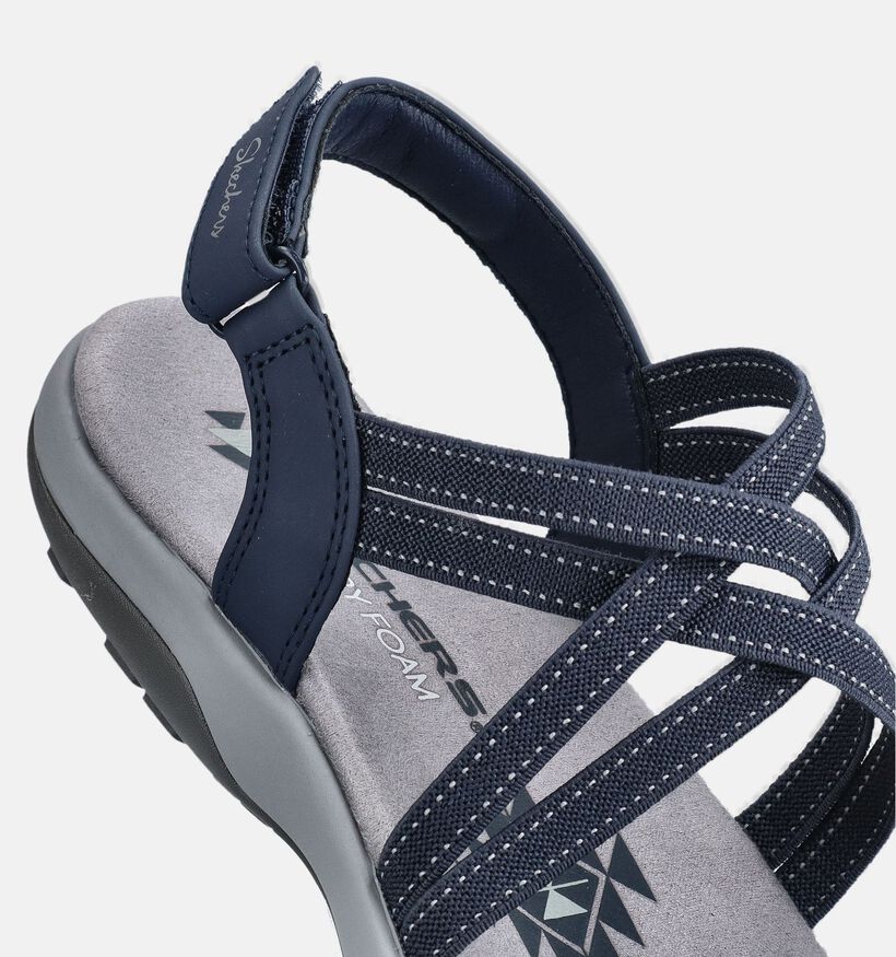 Skechers Reggae Slim Summer Getaway Donkerblauwe Sandalen voor dames (371267)