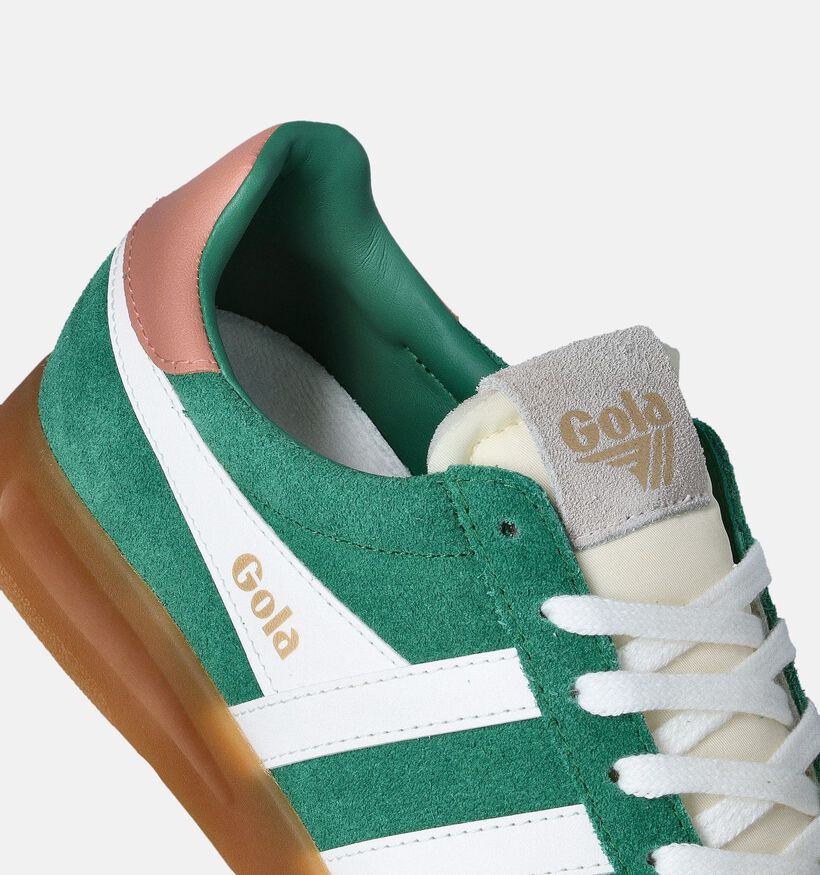 Gola Cyclone CLB762 Groene Sneakers voor dames (351182) - geschikt voor steunzolen
