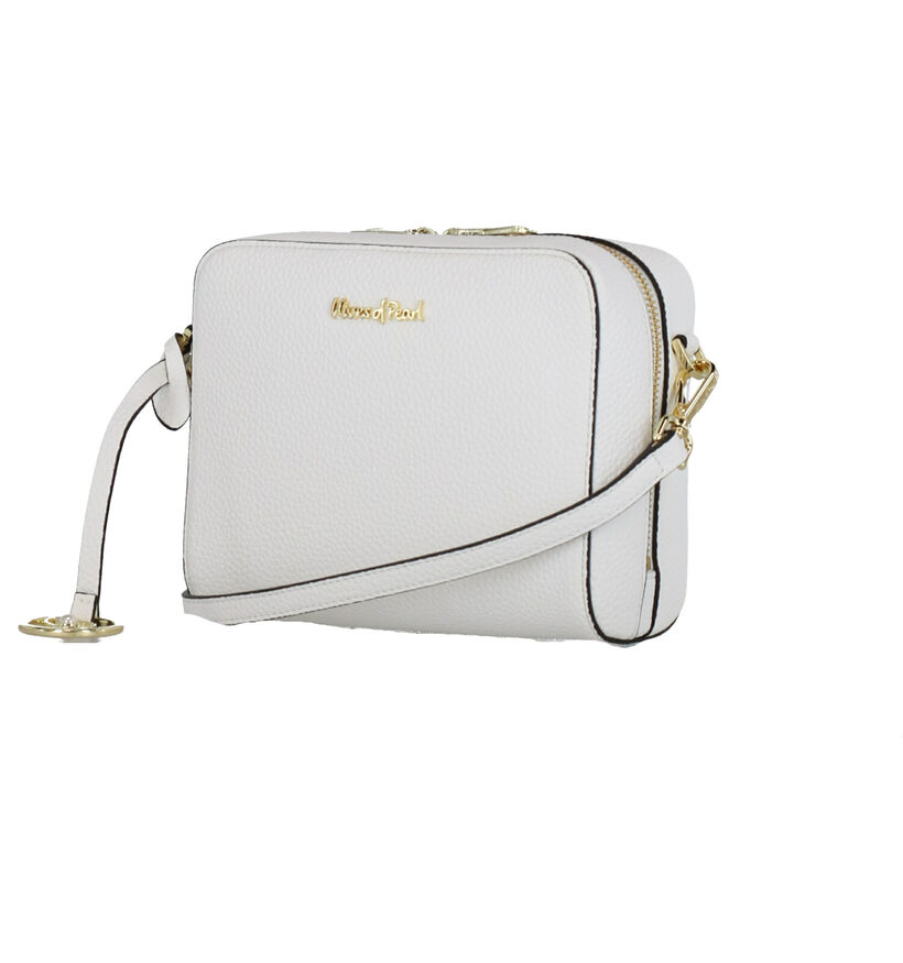 Kisses of Pearl Bronzen Crossbody Tas in kunstleer (284214)