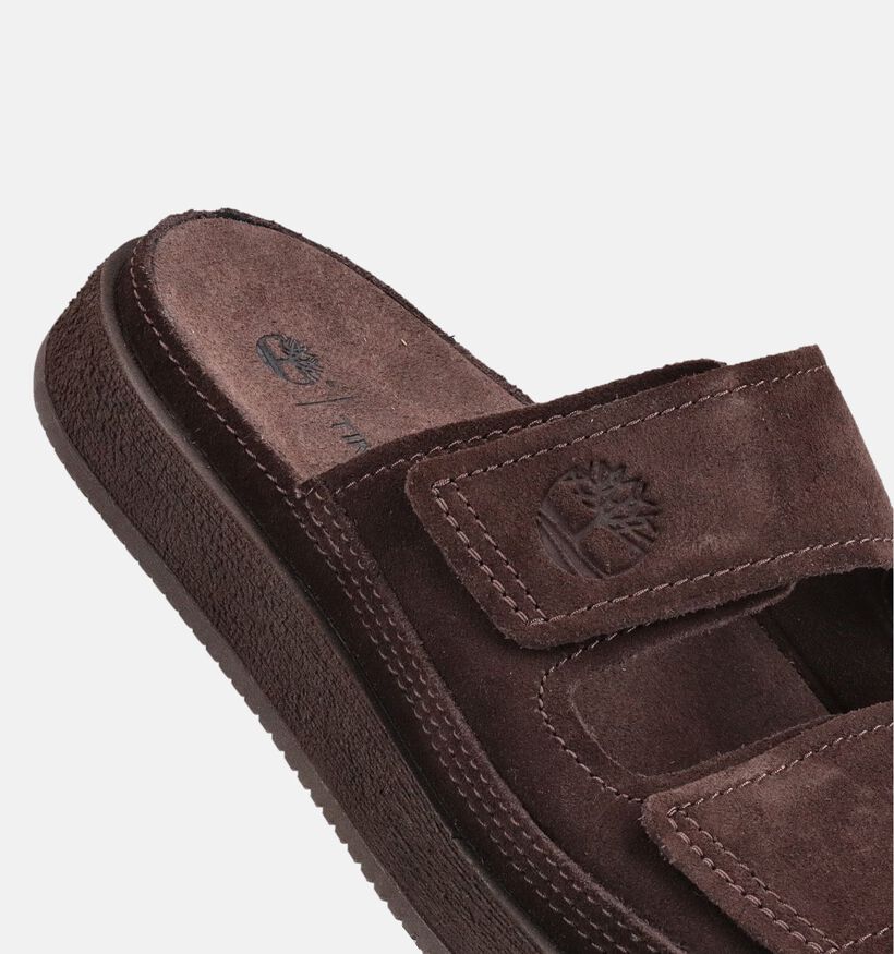 Timberland Casco Cove Nu-pieds en Brun fonc&eacute; pour hommes (369227)