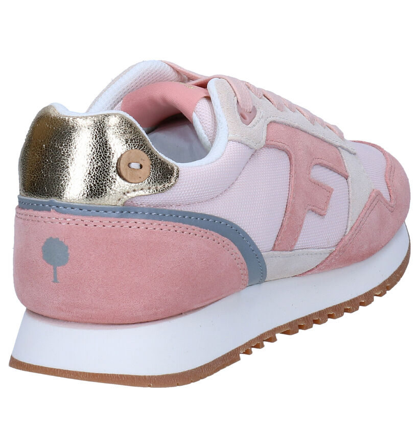 Faguo Elm Roze Sneakers in nubuck (288222)