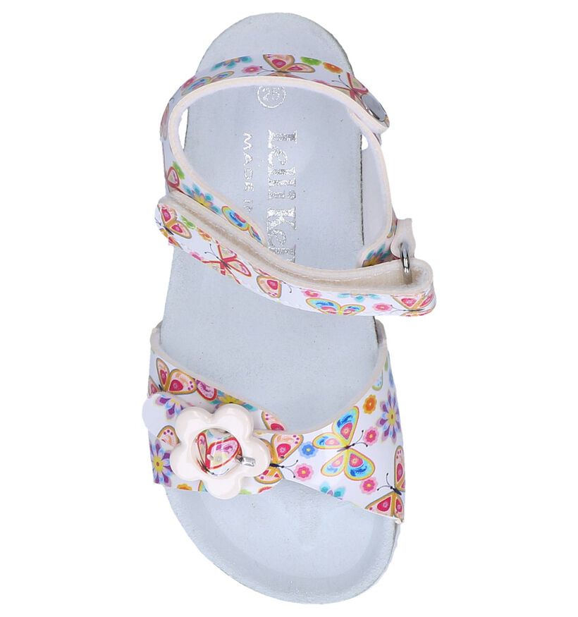 Witte Sandalen Lelli Kelly Sonia Velcro in kunstleer (245680)