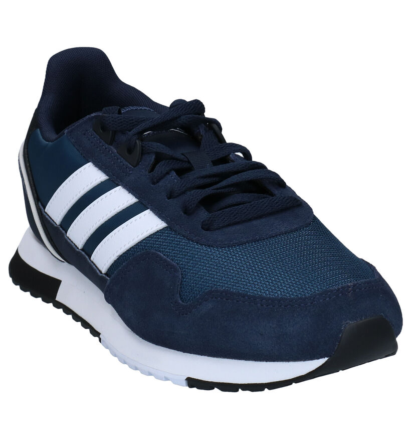 adidas 8K Blauwe Sneakers in leer (290825)