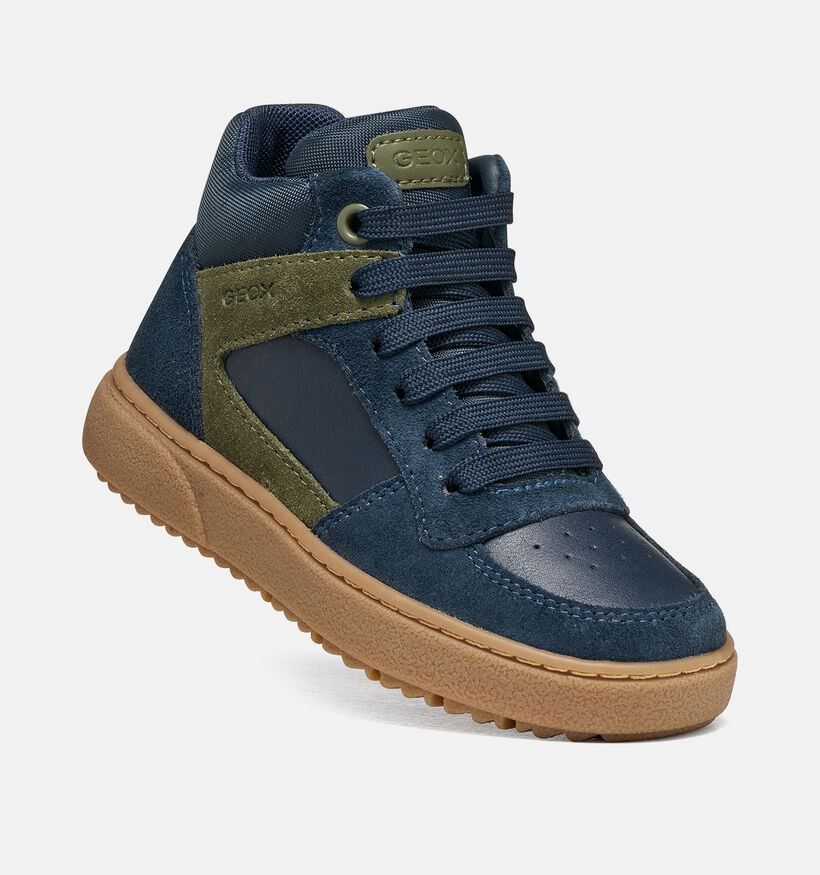 Geox The Eleven Boy Donkerblauwe Sneakers voor jongens (376236) - geschikt voor steunzolen