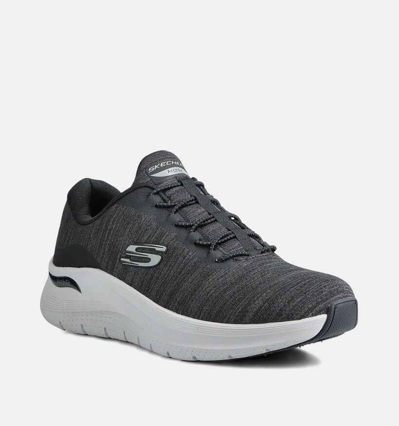 Skechers Arch Fit 2.0 Upperhand Grijze Sneakers voor heren (366503) - geschikt voor steunzolen