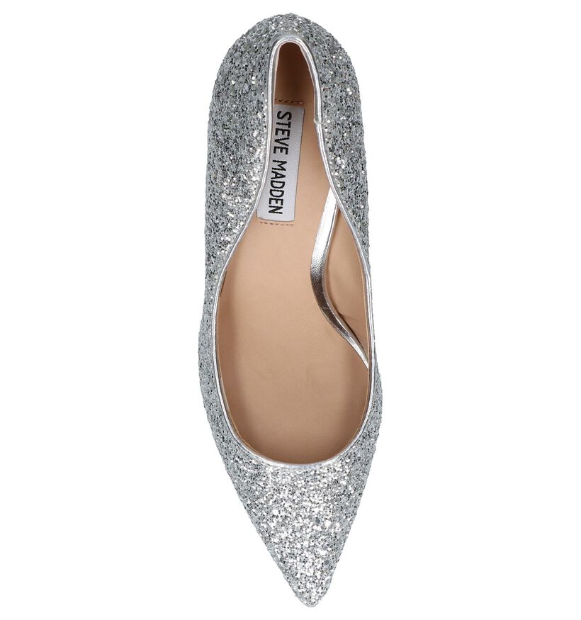 Steve Madden Mandi Escarpins en Argent en simili cuir (236917)