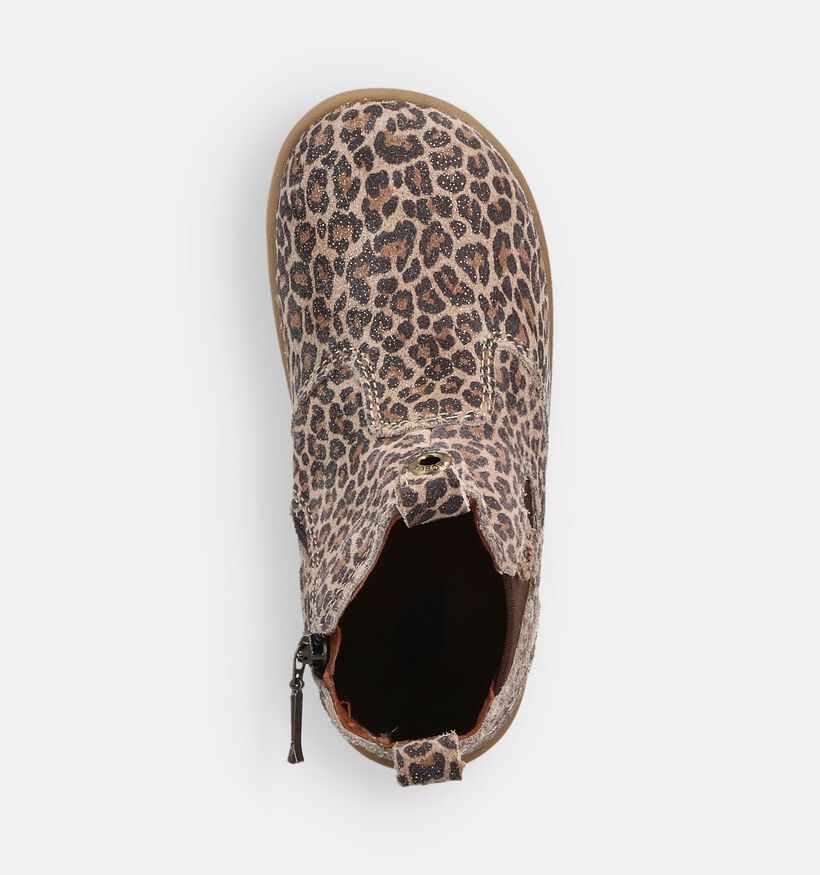 Bobux Jodhpur I-Walk Bottines Chelsea en Marron pour filles (362166) - pour semelles orthopédiques
