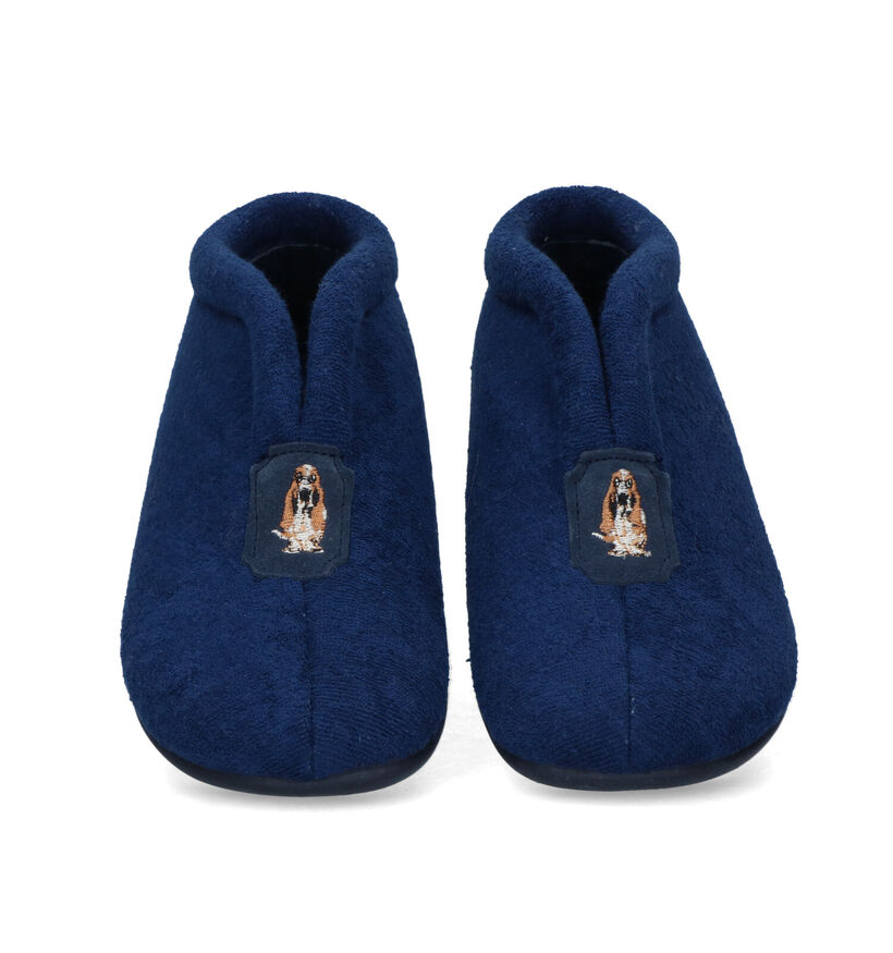 Hush Puppies Oisim Pantouffles en Bleu pour femmes (340751)