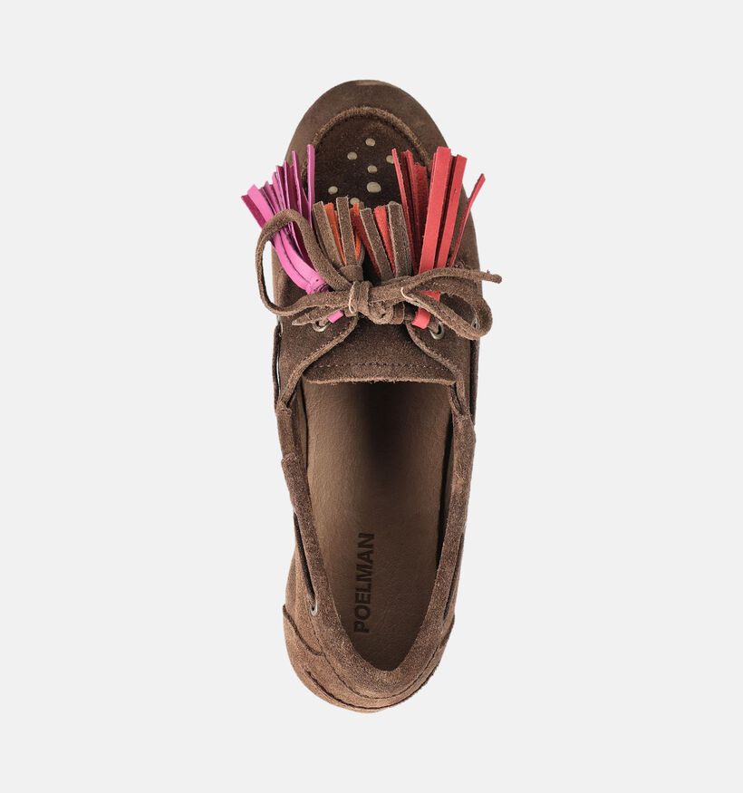 PS Poelman Bruine Bootschoenen voor dames (381328)