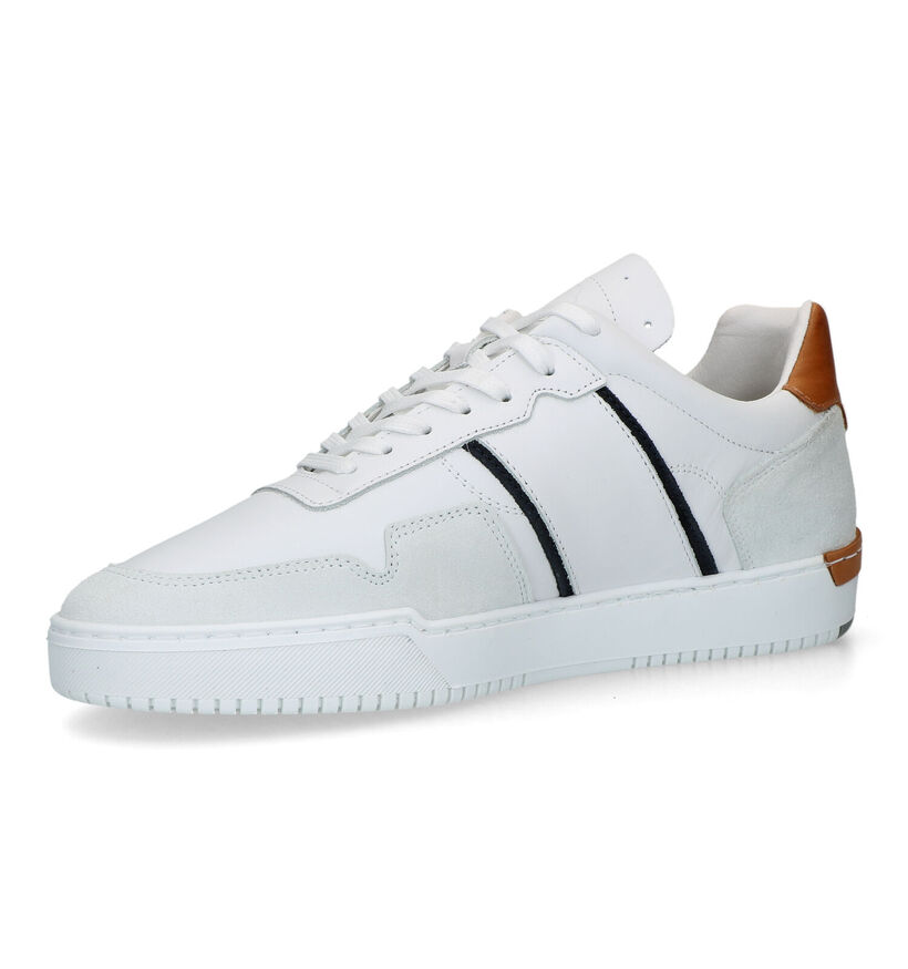 Cycleur de Luxe Velodrome Chaussures à Lacets en Blanc pour hommes (323084) - pour semelles orthopédiques