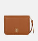 Laurent David Cognac Portemonnee met Rits voor dames (381578)
