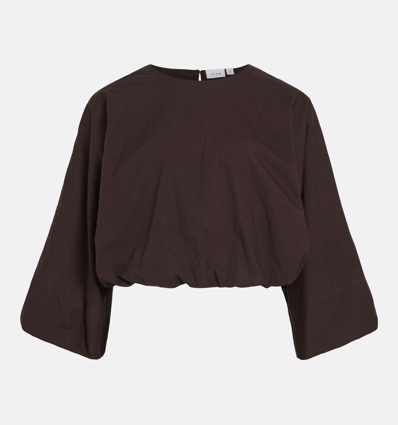 Vila Laluna Donkerbruine Blouse voor dames (379767)