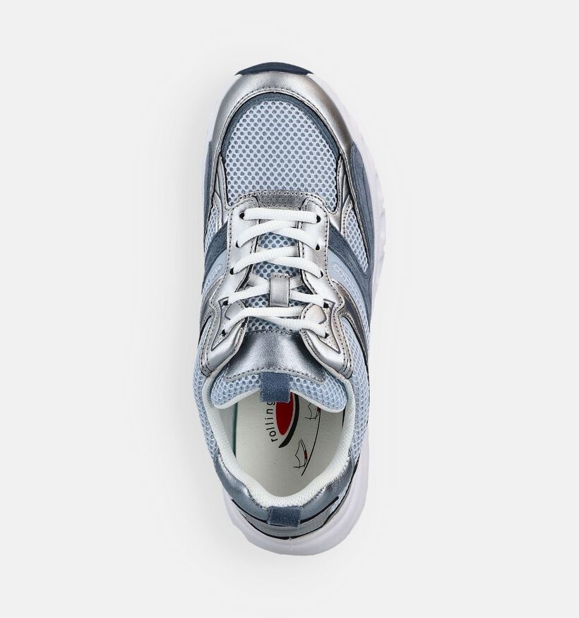 Gabor Rollingsoft Baskets casual en Or pour femmes (368414) - pour semelles orthop&eacute;diques