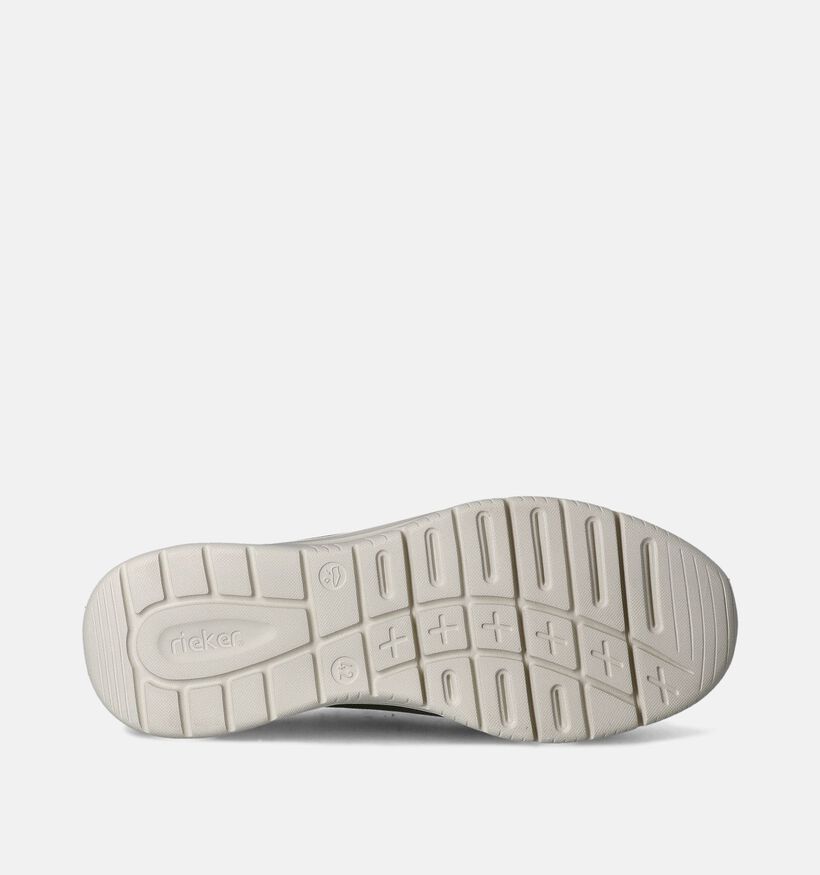 Rieker Nu-pieds casual en Vert kaki pour hommes (354801)