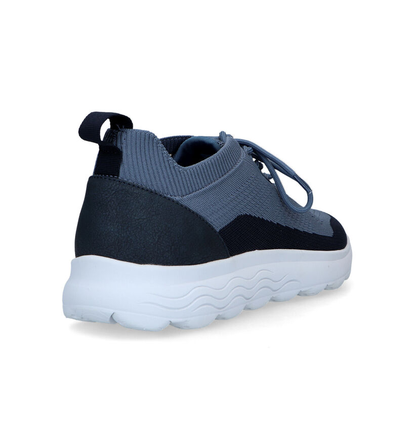 Geox Spherica Baskets en Bleu en textile (326714)