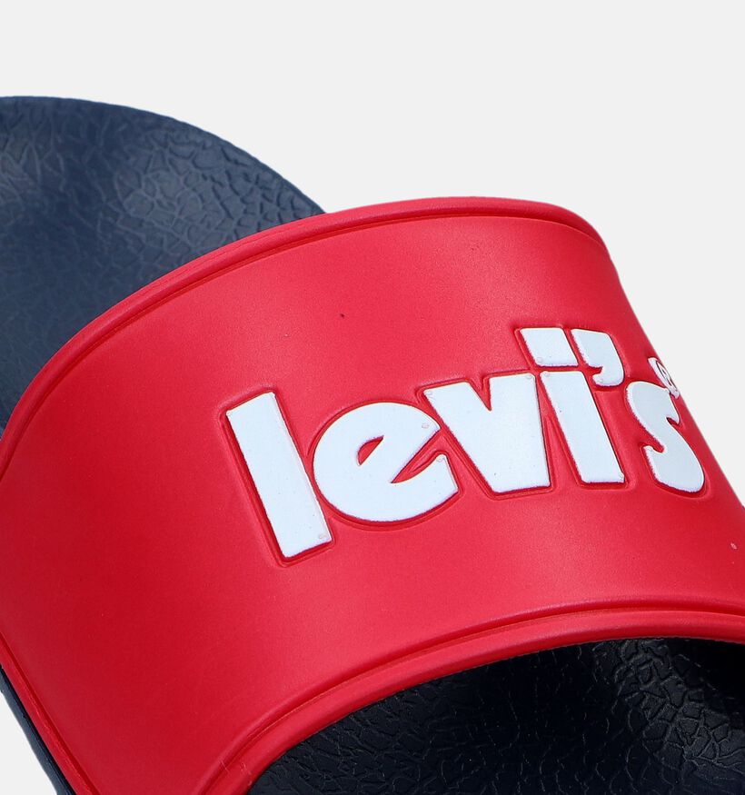 Levi's Pool 2.0 Claquettes de picine en Bleu pour filles, garçons (338605)