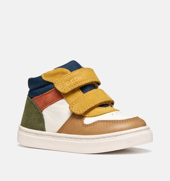 Geox Respira Mid Sneakers Wit