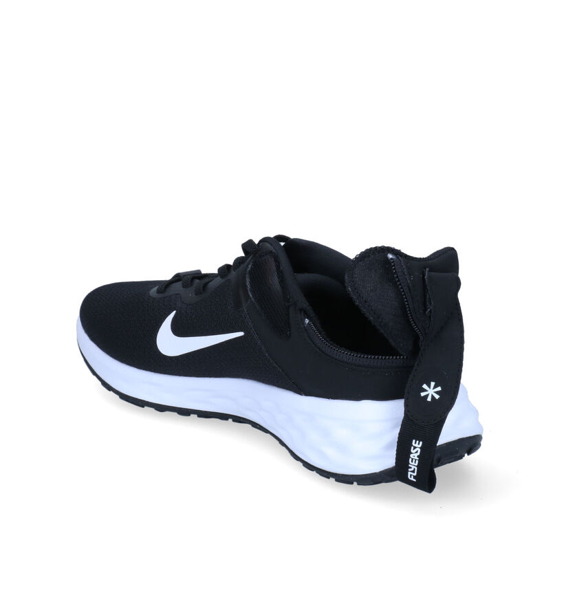 Nike Revolution 6 Flyease Baskets en Noir en synthétique (302743)