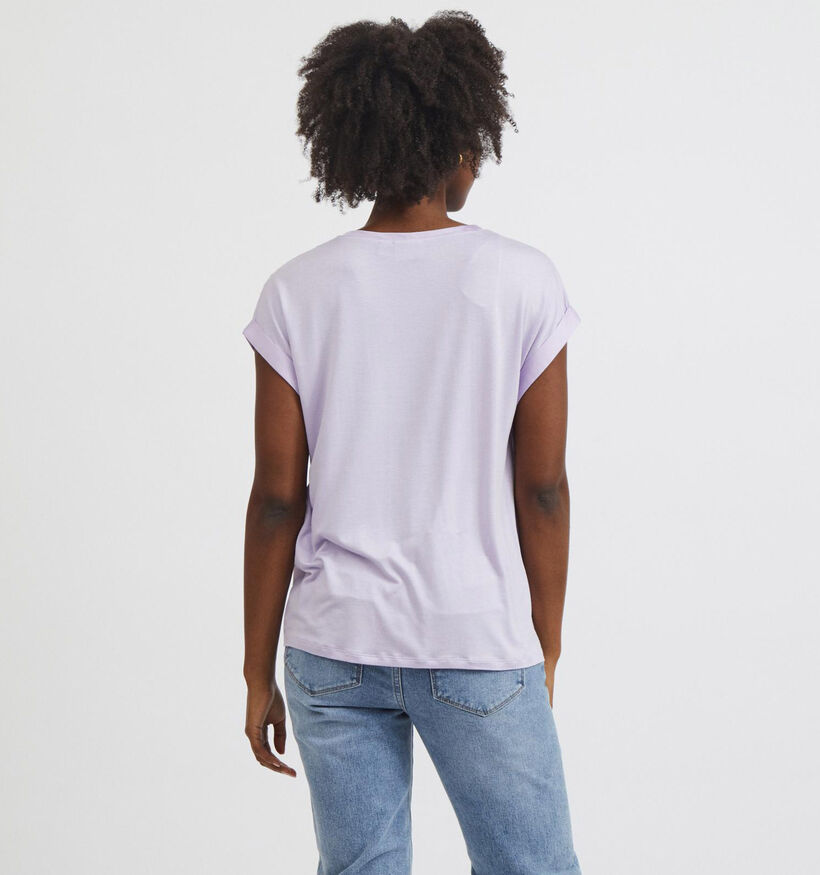 Vila T-shirt en Mauve (311637)