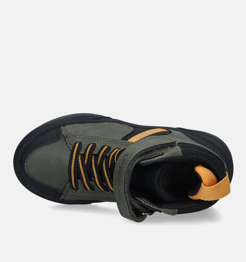 Geox Weemble Kaki Hoge Sneakers voor jongens (330079) - geschikt voor steunzolen