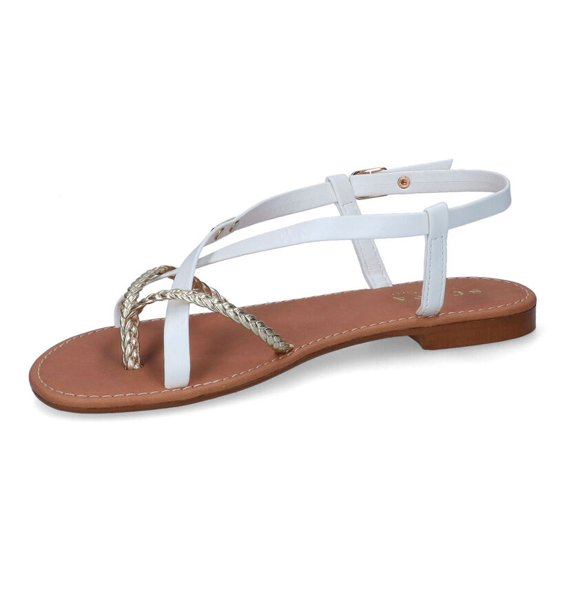 Scapa Witte Sandalen in kunstleer (307060)