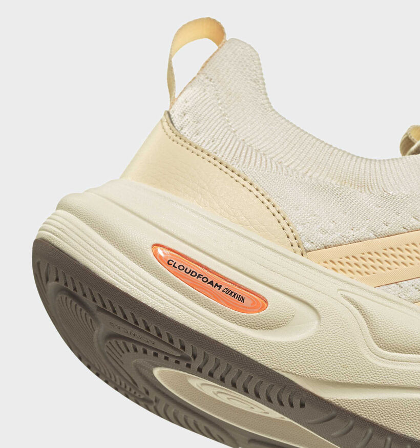 Adidas Cloudfoam Cuxxion-Sock Beige Sneakers voor dames (372727) - geschikt voor steunzolen