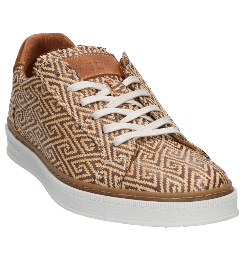 Cycleur de Luxe Beaumont Bruine Veterschoenen in kunststof (272409)