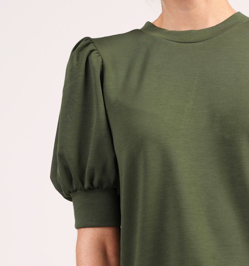 Minus Livana Sweatshirt en Vert kaki pour femmes (359849)