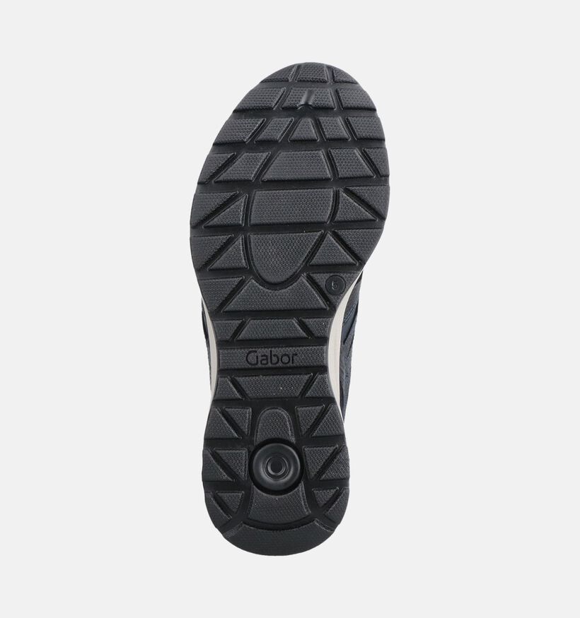 Gabor Baskets en Bleu fonc&eacute; pour femmes (376978) - pour semelles orthop&eacute;diques