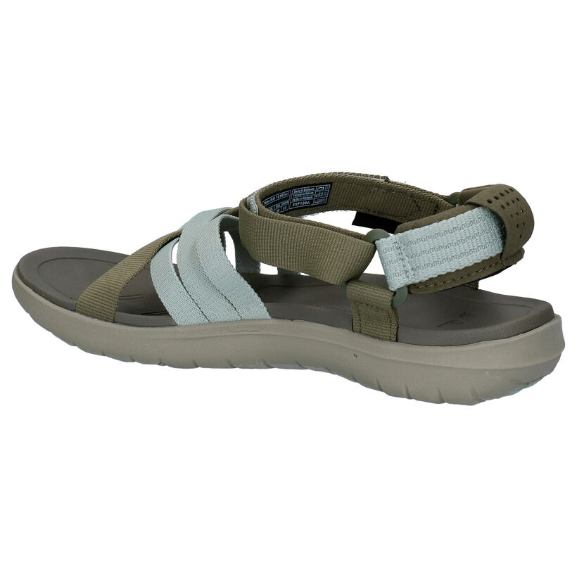 Teva Sanborn Sandales en Kaki en textile (270613)