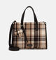 Emily & Noah Levinia Donkerbruine Geruite Shopper met Rits voor dames (378845)
