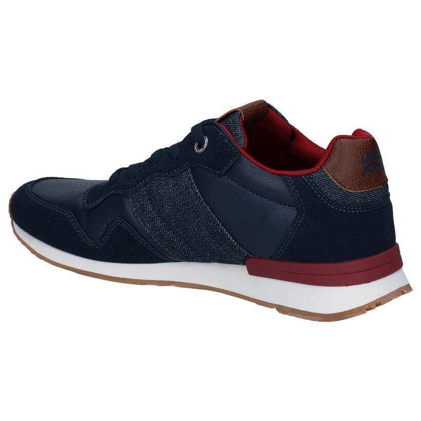 Jack & Jones Stellar Blauwe Sneakers in kunstleer (286413)