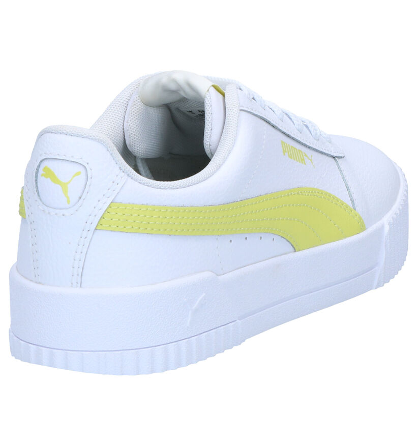 Puma Carina Witte Sneakers in kunstleer (276773)