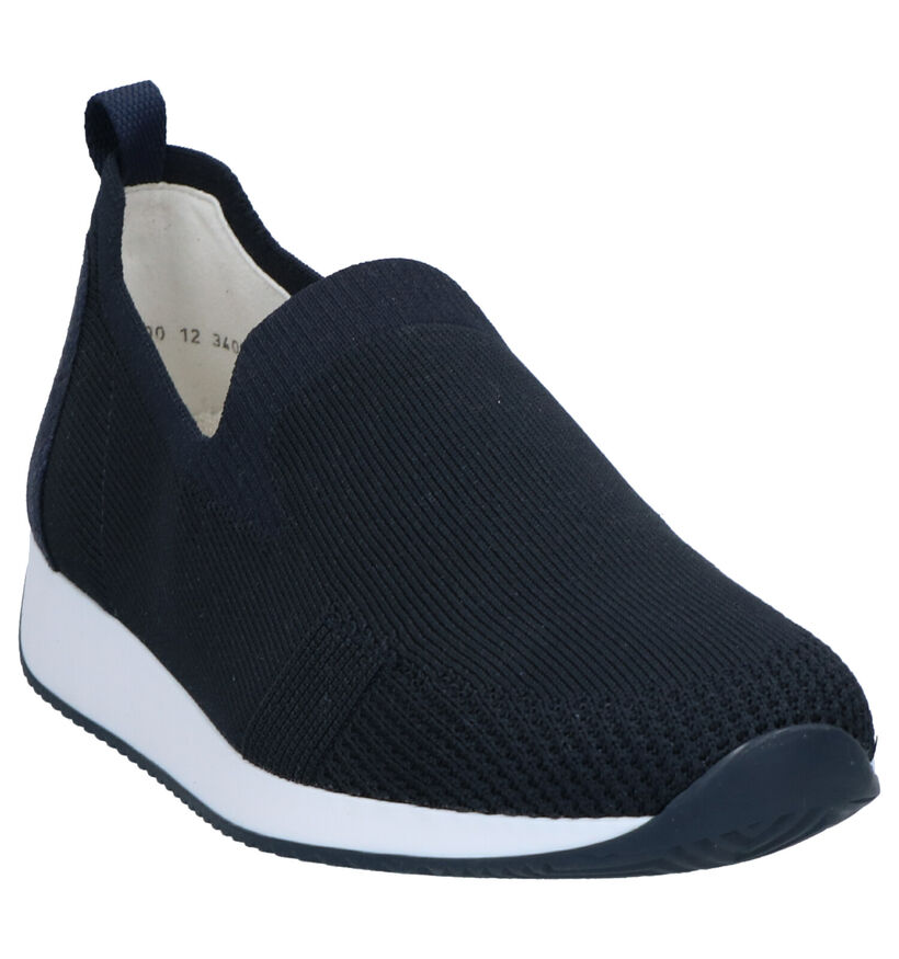 Ara Lissabon Fusion Slip-on Sneakers Blauw in stof (272297)