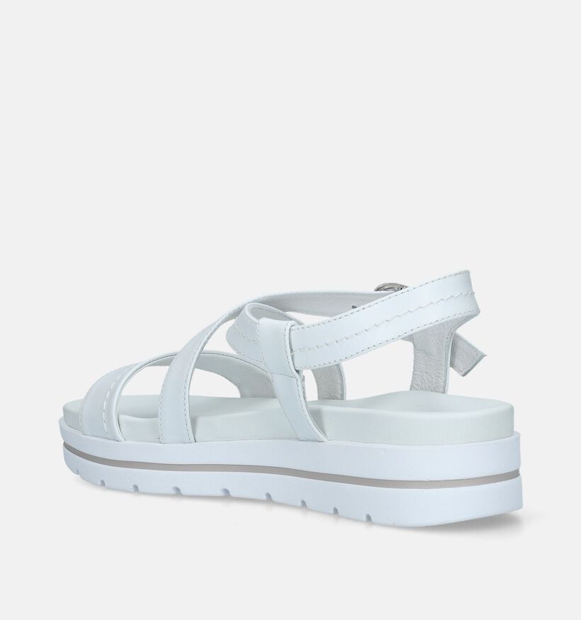 NeroGiardini Witte Sandalen Met Plateauzool voor dames (339459)