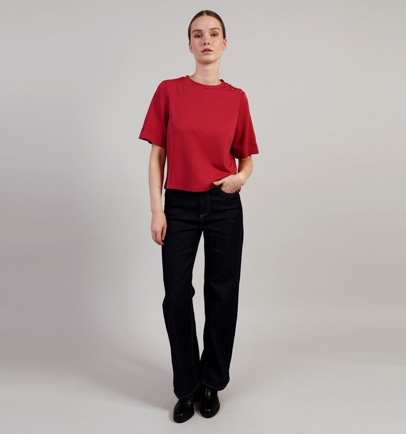 Vero Moda Freya Rode T-shirt voor dames (366419)