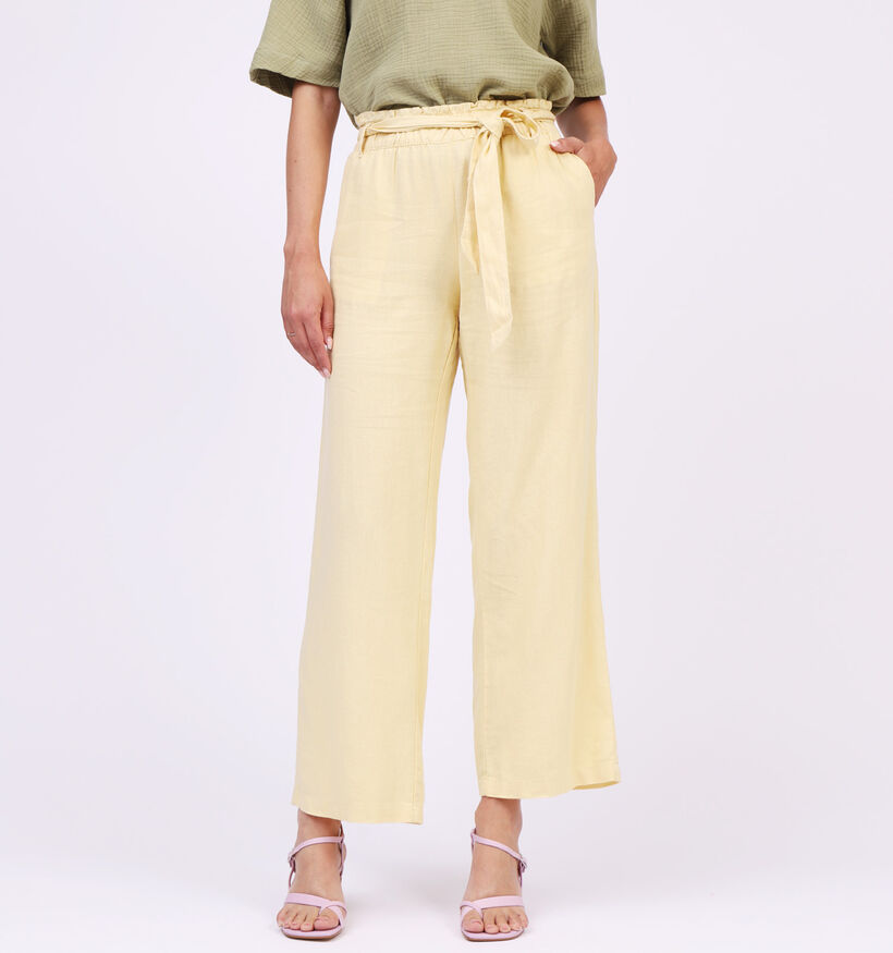 JDY Pantalon Large en Jaune (311836)
